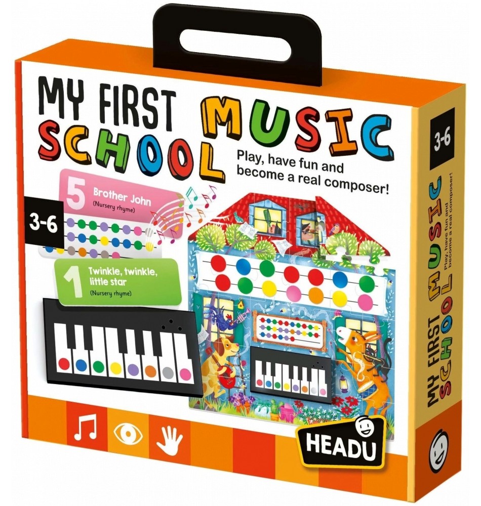 Моето първо музикално училище Моето първо музикално училище - Детска образователна игра на английски език - играчка