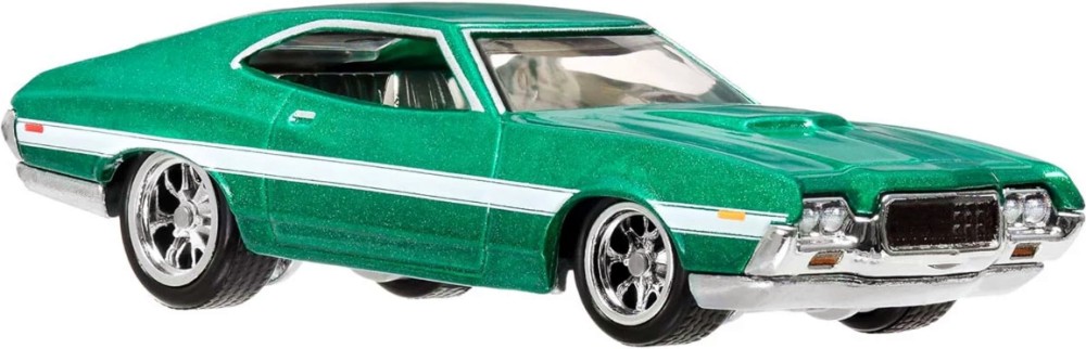 Метална количка Ford Gran Torino - Mattel Метална количка Ford Gran Torino - Mattel - На тема Бързи и яростни - количка