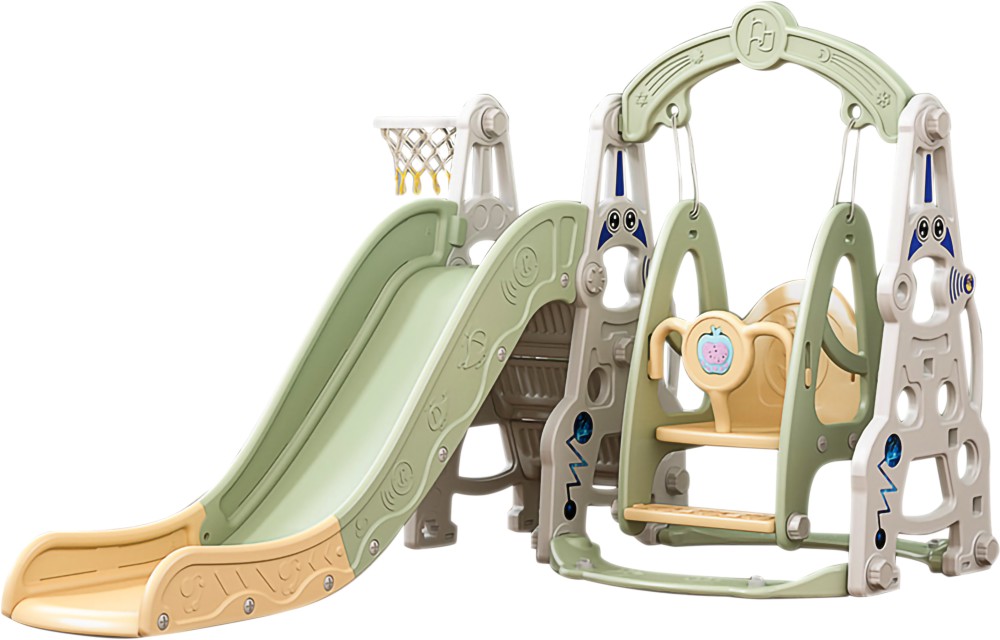 Детски игрален център с люлка и пързалка Spaceman - Moni Детски игрален център с люлка и пързалка Spaceman - Moni - С размери 170 / 117 / 116 cm - продукт