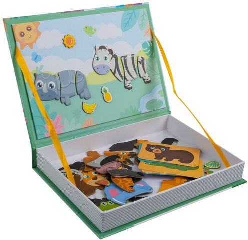 Магнитна книга Животни - Iso Trade Магнитна книга Животни - Iso Trade - играчка