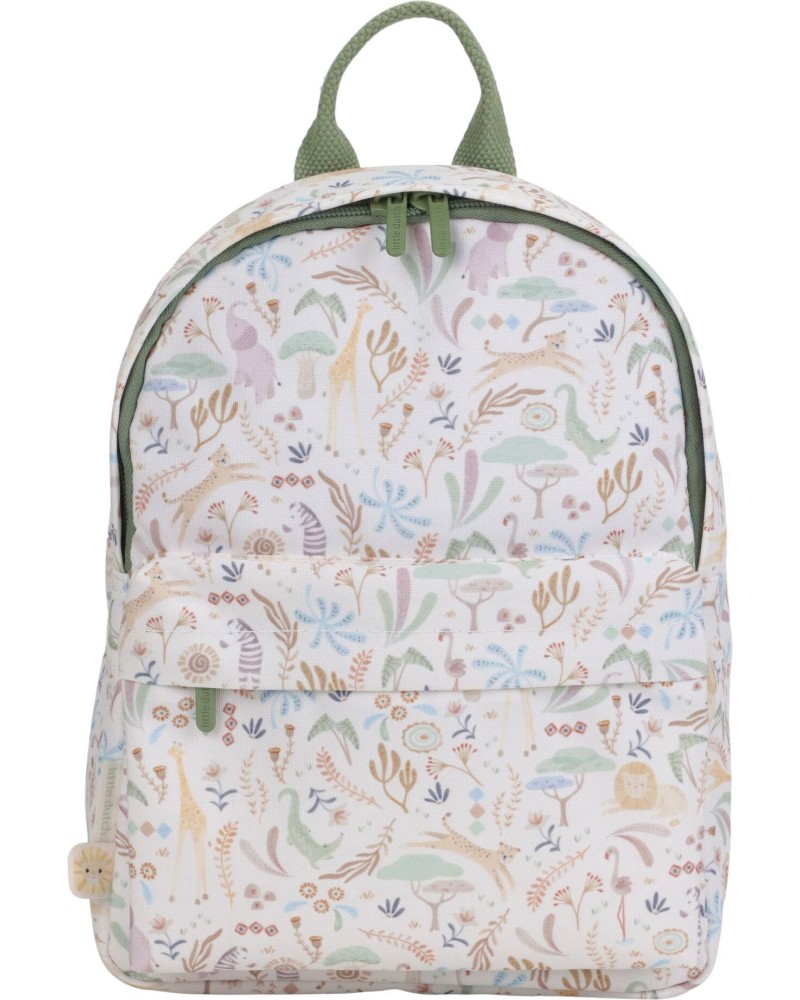 Раница за детска градина Little Dutch Раница за детска градина Little Dutch - От серията Safari Print - раница