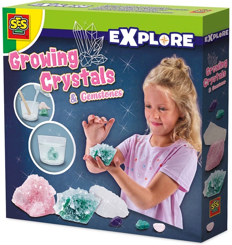 Кристали и скъпоценни камъни - SES Creative Кристали и скъпоценни камъни - SES Creative - От серията Откривател - образователен комплект