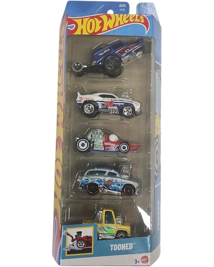   Tooned - Mattel - 5 ,   Hot Wheels - 