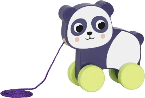 Дървена играчка за дърпане Панда - Hi Pando Дървена играчка за дърпане Панда - Hi Pando - играчка
