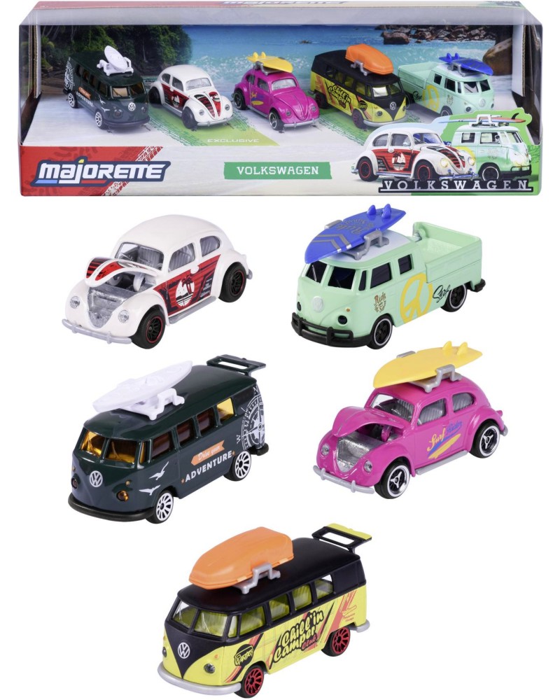   Volkswagen - Majorette - 5 ,   Volkswagen The Originals - 