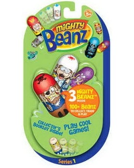 Могъщи бобчета Moose Toys Могъщи бобчета Moose Toys - Стартов комплект от 3 броя Mighty Beanz - играчка