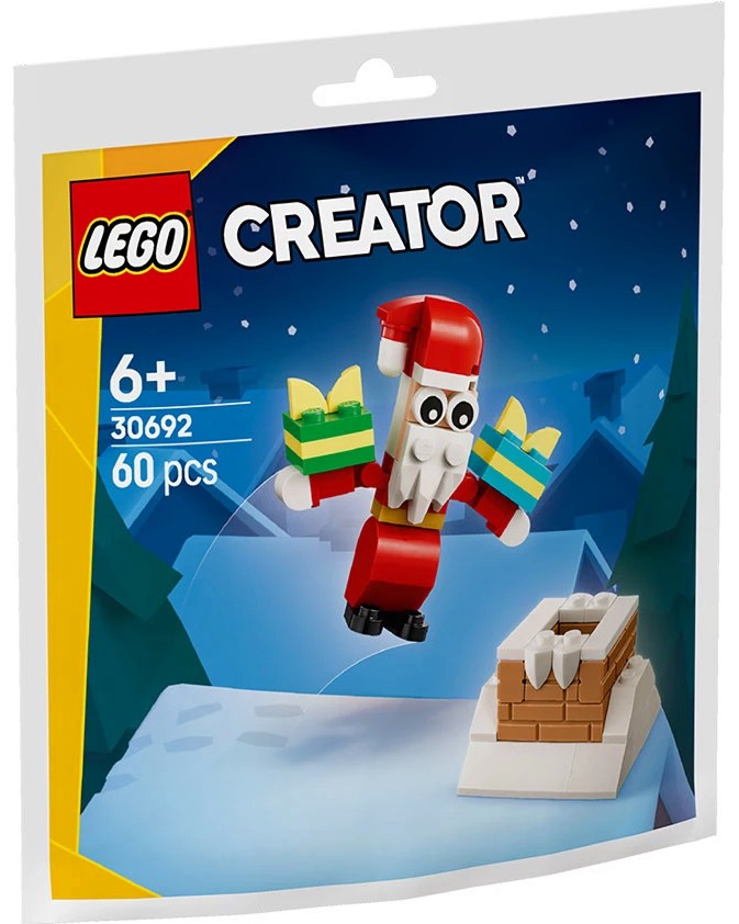 LEGO Creator - Коледни забавления в комина с Дядо Коледа LEGO Creator - Коледни забавления в комина с Дядо Коледа - Детски конструктор - играчка