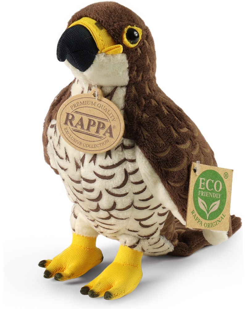 Плюшен ястреб Rappa Плюшен ястреб Rappa - С височина 18 cm - играчка