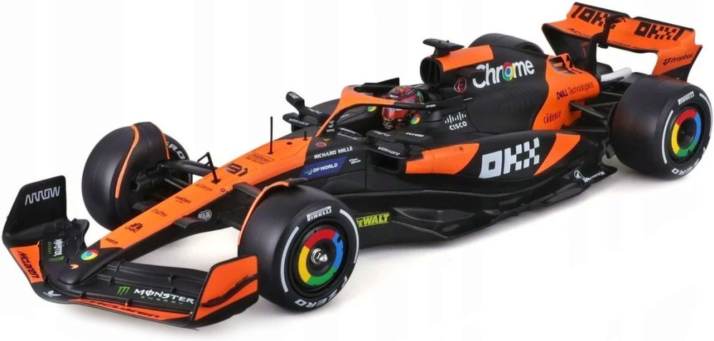 ������� ������� McLaren Team MCL38 2024 - Bburago - � ����� 1:24 - �������