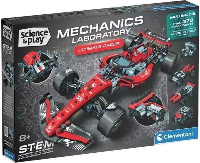Формула Ultimate Racer Clementoni Формула Ultimate Racer Clementoni - Образователен конструктор с 370 части от серията Science - играчка