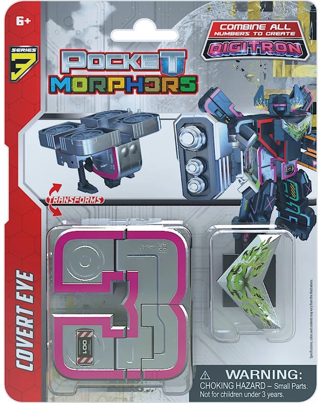 Джобен трансформър 3 Covert Eye Джобен трансформър 3 Covert Eye - От Pocket Morphers серия 3 - играчка
