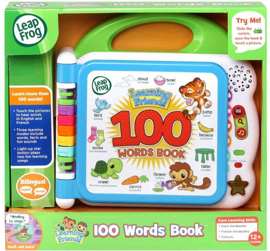 Занимателна книжка 100 думи - LeapFrog Занимателна книжка 100 думи - LeapFrog - играчка