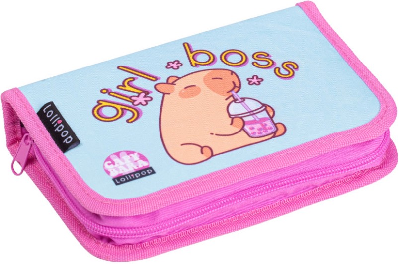 Ученически несесер Lizzy Card Ученически несесер Lizzy Card - С 1 отделение от серията Lollipop Capybara - несесер