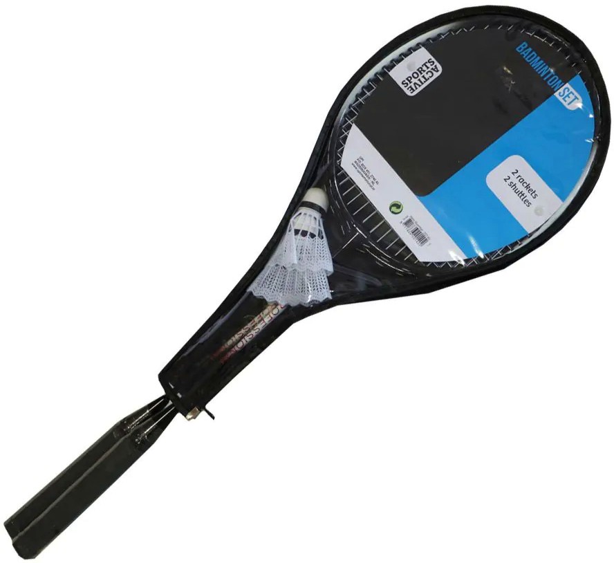 Комплект за федербал Active Sport - Johntoy Комплект за федербал Active Sport - Johntoy - 2 ракети и 2 перца - играчка