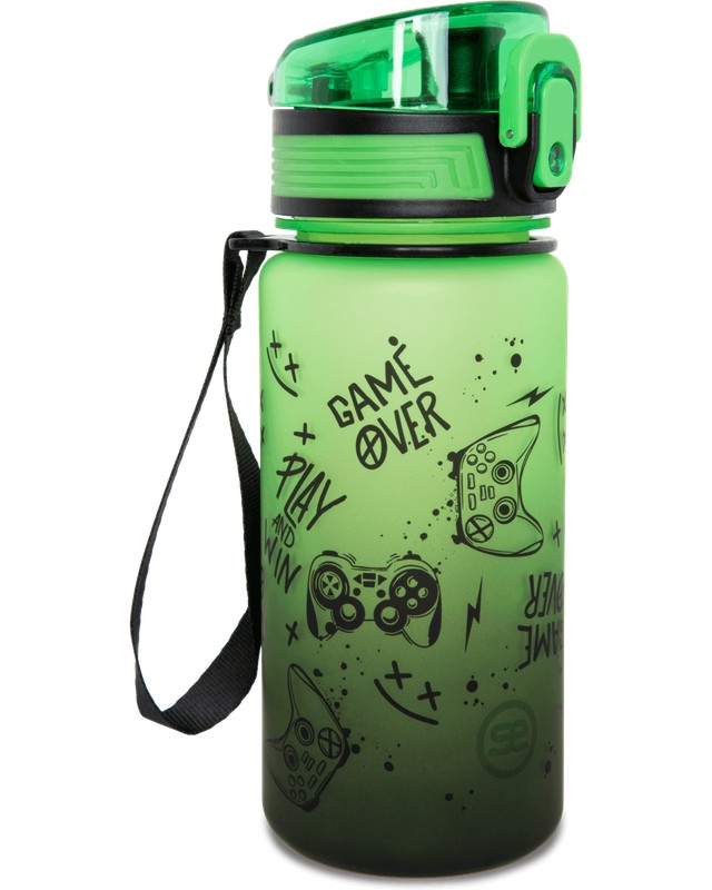 Детска бутилка Brisk - Cool Pack Детска бутилка Brisk - Cool Pack - С вместимост 400 ml от серията Game Over - детска бутилка