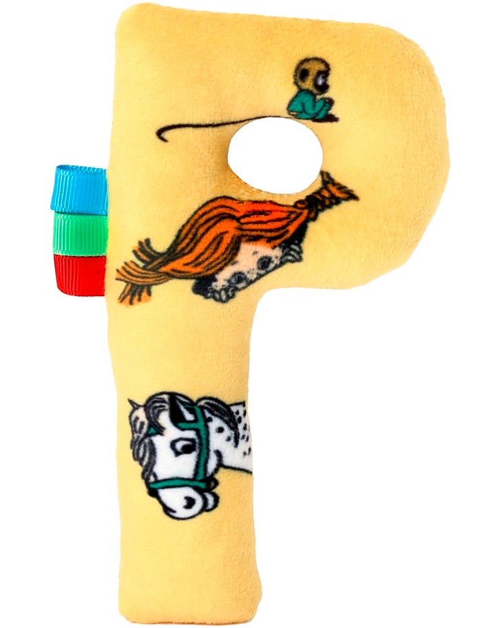 Бебешка дрънкалка Пипи - Micki Бебешка дрънкалка Пипи - Micki - На тема Пипи Дългото чорапче - играчка