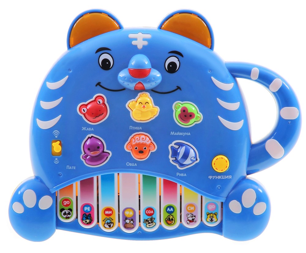 Интерактивна йоника - Котка - Образователна музикална играчка - играчка
