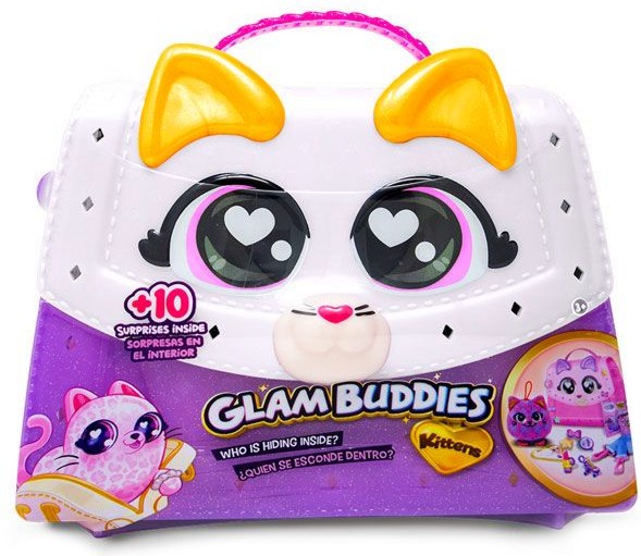 Чантичка с плюшено коте изненада Glam Buddies - Tigerhead Toys Чантичка с плюшено коте изненада Glam Buddies - Tigerhead Toys - играчка