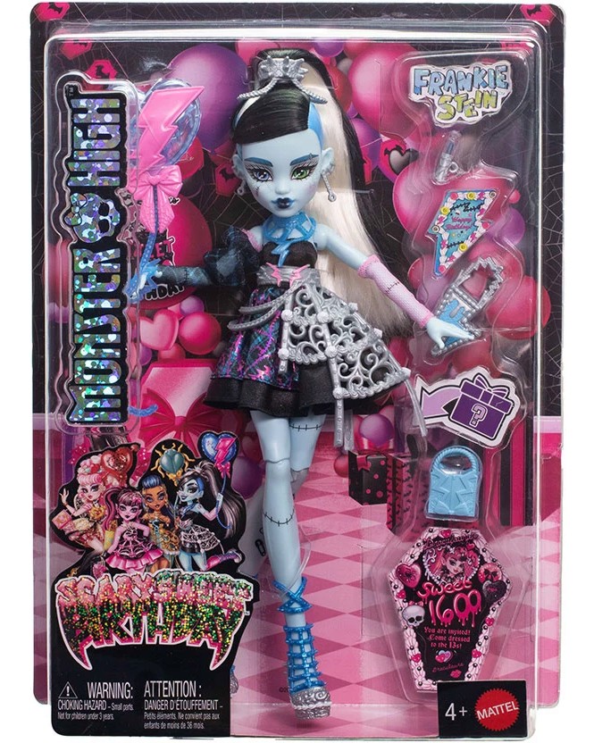 Кукла Франки Щайн Scary Sweet Birthday - Mattel Кукла Франки Щайн Scary Sweet Birthday - Mattel - На тема Monster High - кукла