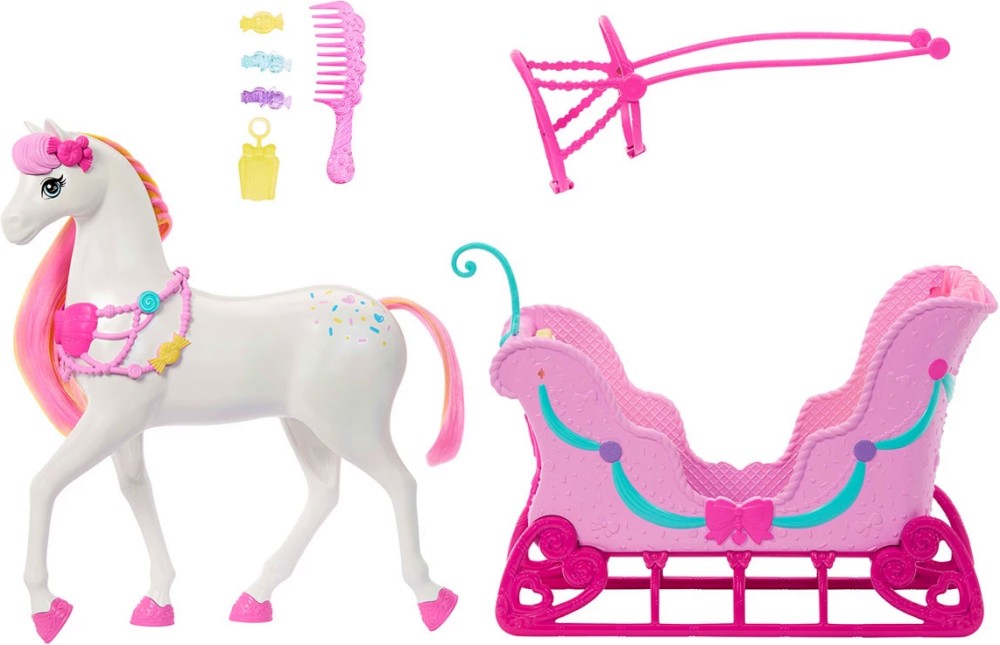 Кон с шейна Лешникотрошачката - Mattel Кон с шейна Лешникотрошачката - Mattel - На тема Barbie - играчка