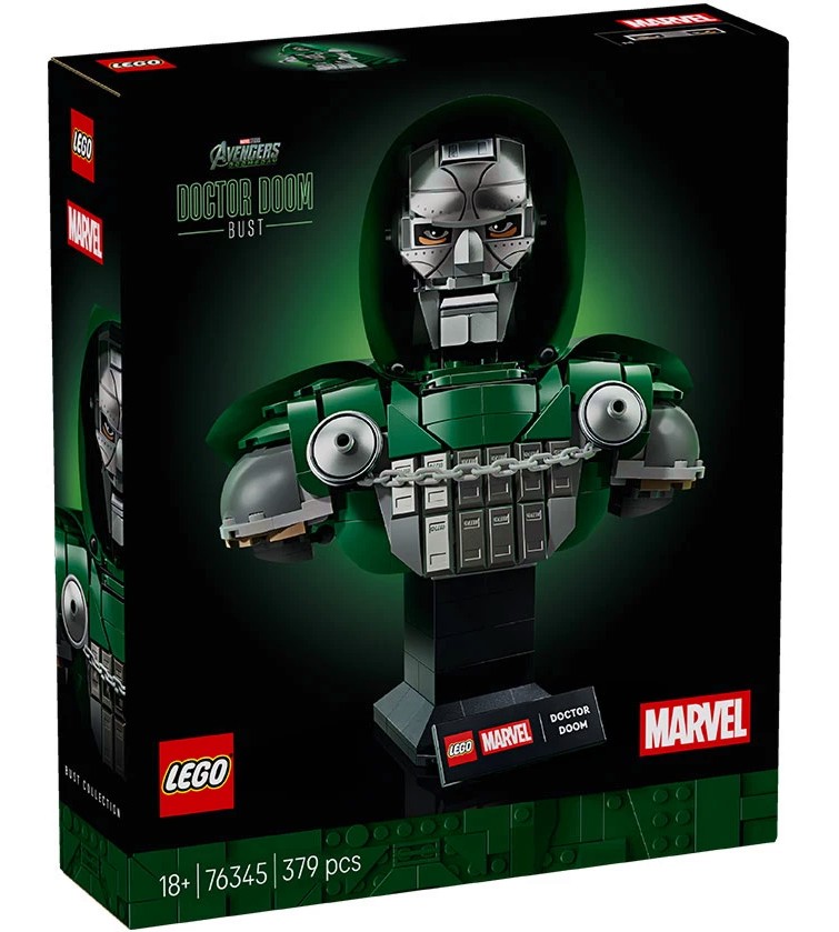LEGO Marvel Super Heroes - Бюст на Доктор Дуум LEGO Marvel Super Heroes - Бюст на Доктор Дуум - Конструктор - играчка