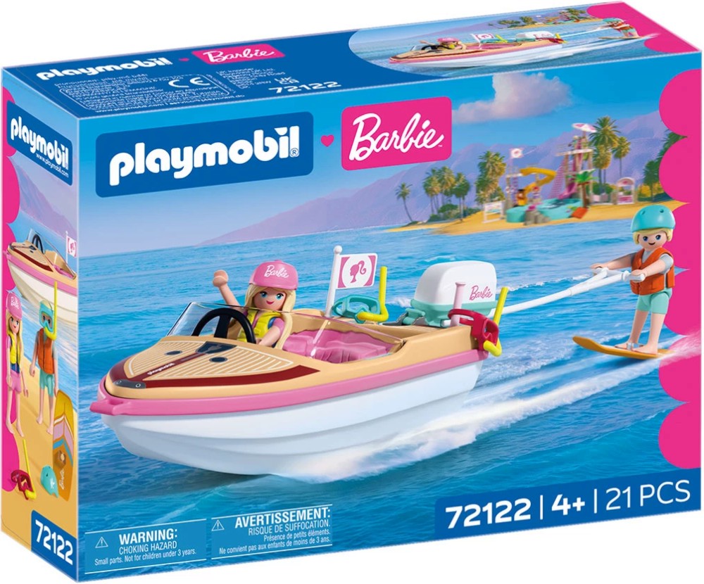 Playmobil Barbie - Приключенска лодка Playmobil Barbie - Приключенска лодка - играчка
