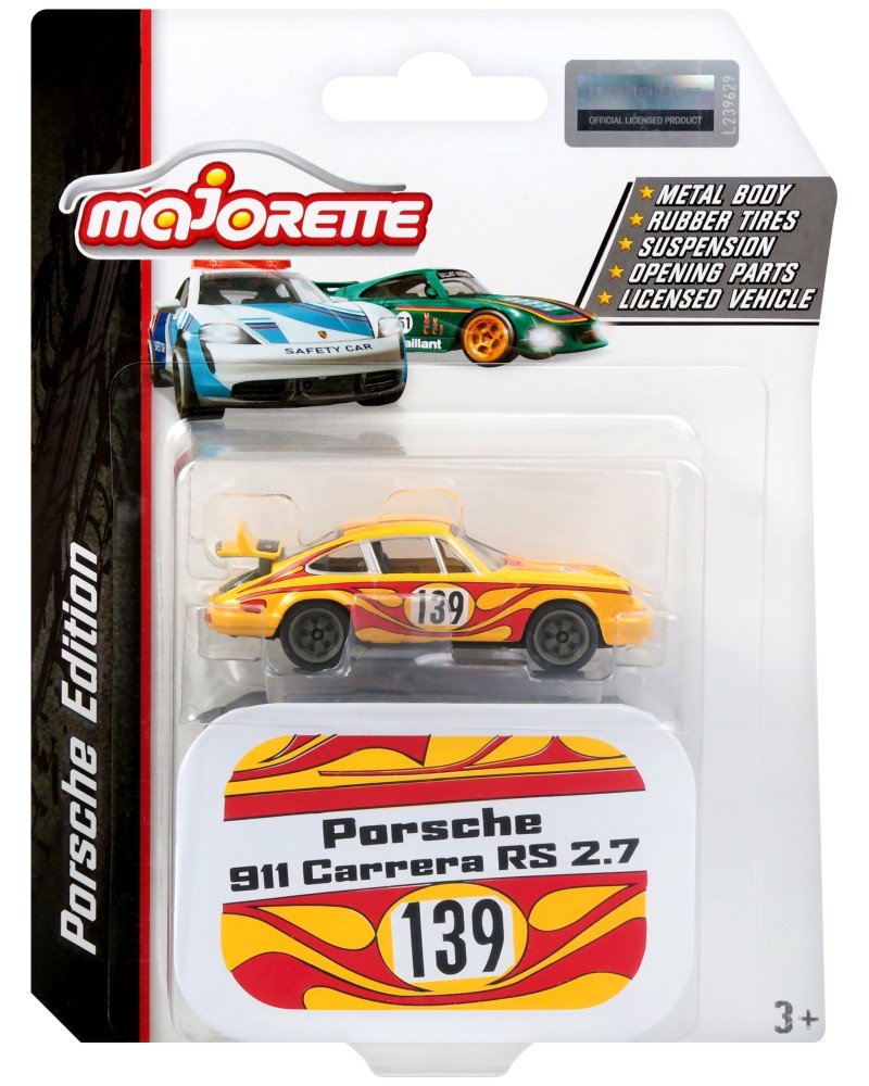   Majorette - Porsche 911 Carrera RS 2.7 -   Porsche Edition - 