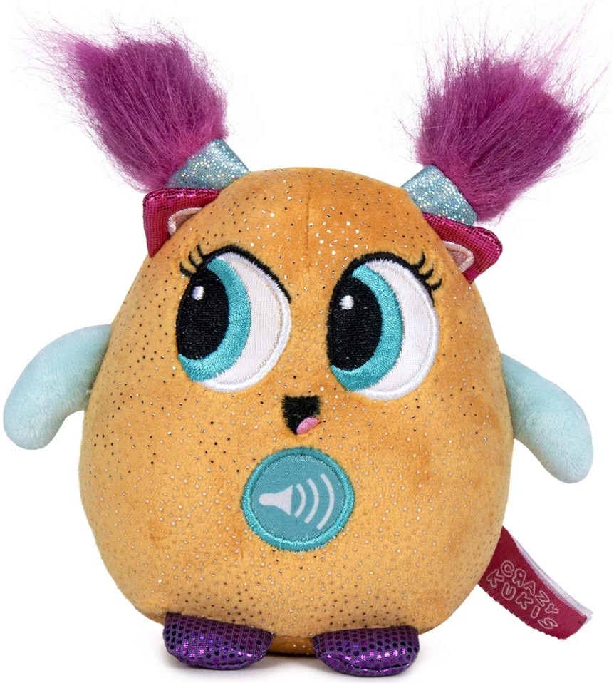 Плюшена играчка Говореща Бисквитка - Giochi Preziosi Плюшена играчка Говореща Бисквитка - Giochi Preziosi - Със звук, от серията Crazy Kukis - играчка