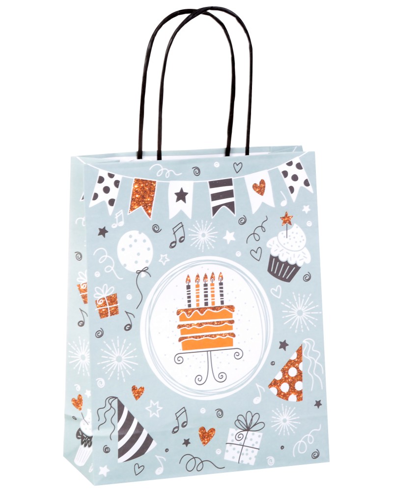 Подаръчна торбичка Торта - Unic Art Подаръчна торбичка Торта - Unic Art - С размери 20 / 25 / 8 cm - продукт