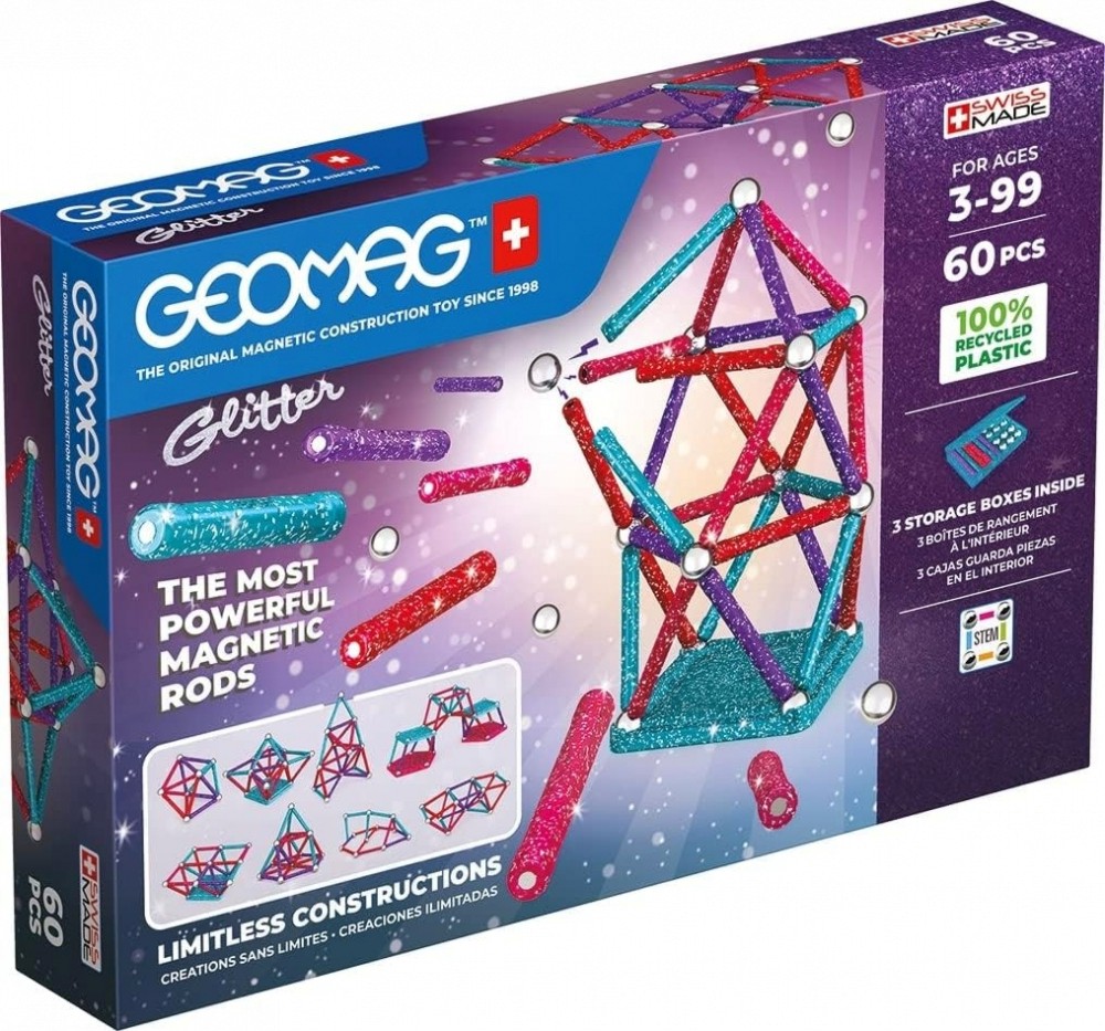   Geomag - Glitter -  60 ,   Classic - 