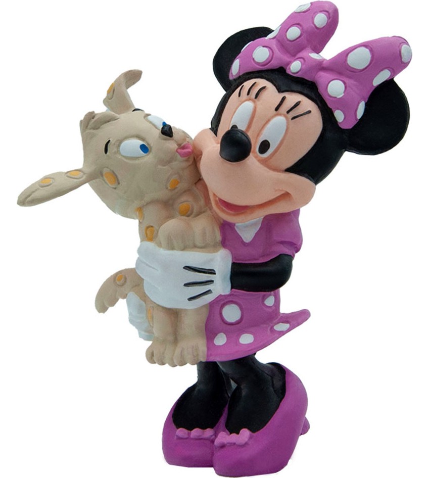 Фигурка на Мини Маус с кученце - Bullyland Фигурка на Мини Маус с кученце - Bullyland - От серията Мики Маус - фигура