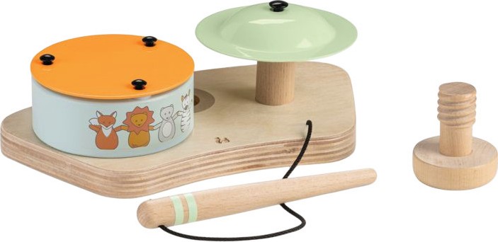 Дървена играчка за столче за хранене Барабан - Hauck Play Drums S Дървена играчка за столче за хранене Барабан - Hauck Play Drums S - За столчета Alpha+, Beta+ и Arketa - играчка