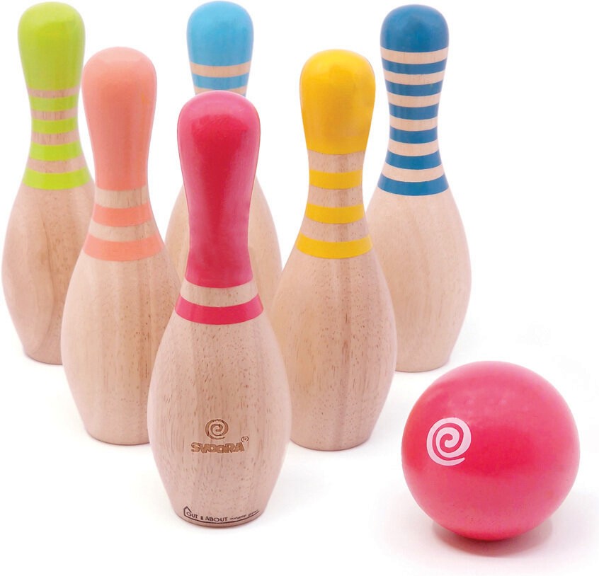 Дървен боуинг - Svoora Дървен боуинг - Svoora - играчка