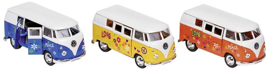   VW Classic Bus 1962 - Goki -  pull-back      - 