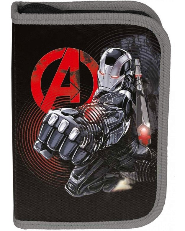 Несесер с ученически пособия Iron Man Paso Несесер с ученически пособия Iron Man Paso - С 1 отделение от серията Отмъстителите - несесер