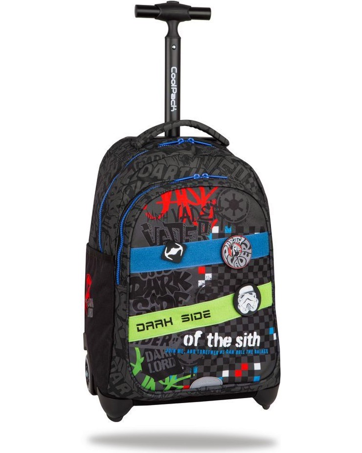 Ученическа раница с колелца Jack - Cool Pack Ученическа раница с колелца Jack - Cool Pack - От серията Star Wars - раница