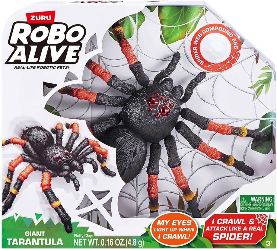 Гигантска тарантула - Zuru Гигантска тарантула - Zuru - От серията Robo Alive - играчка