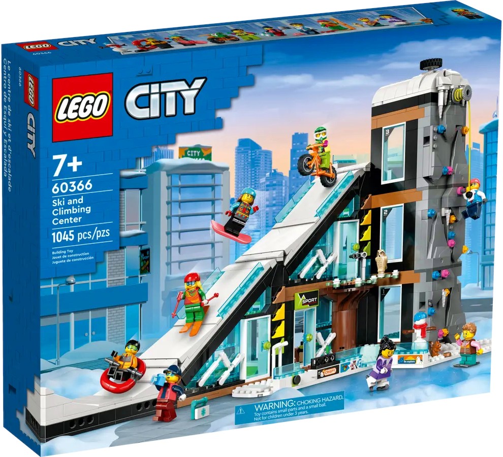 LEGO City - Център за ски и катерене LEGO City - Център за ски и катерене - Детски конструктор - играчка