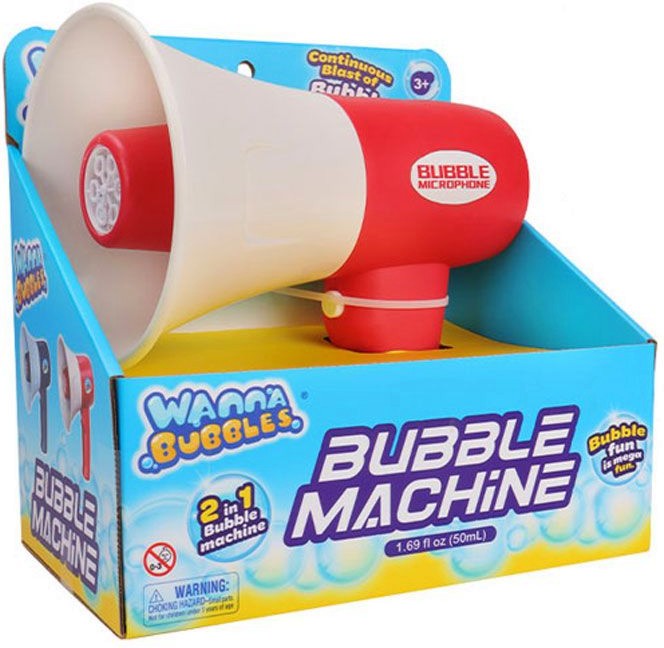 Мегафон за сапунени мехури Wanna Bubble Мегафон за сапунени мехури Wanna Bubble - играчка