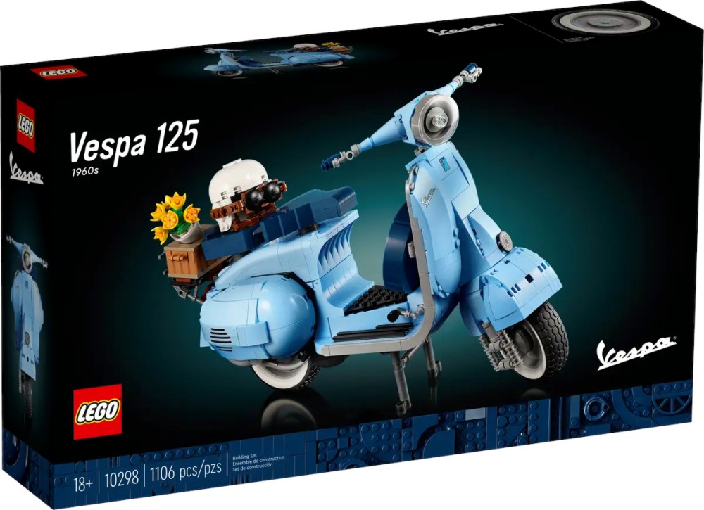 LEGO Icons - Vespa 125 LEGO Icons - Vespa 125 - Конструктор - играчка