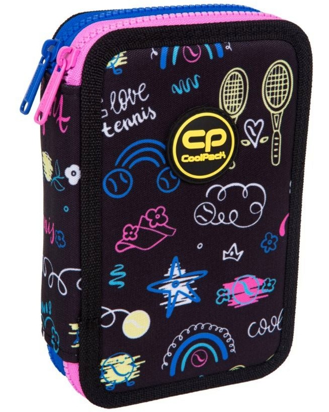 Несесер с ученически пособия Jumper 2 - Cool Pack Несесер с ученически пособия Jumper 2 - Cool Pack - С 2 отделения от серията Tennis Star - несесер