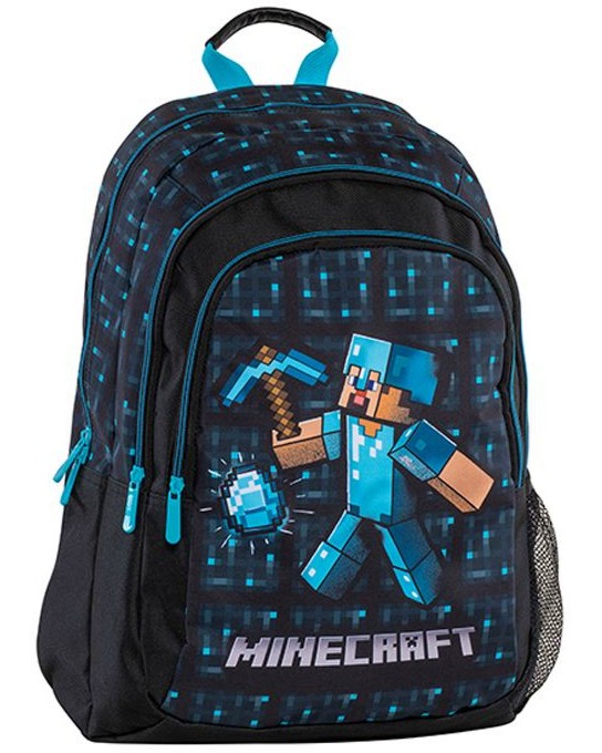 Ученическа раница - Diamond Ученическа раница - Diamond - На тема Minecraft - раница