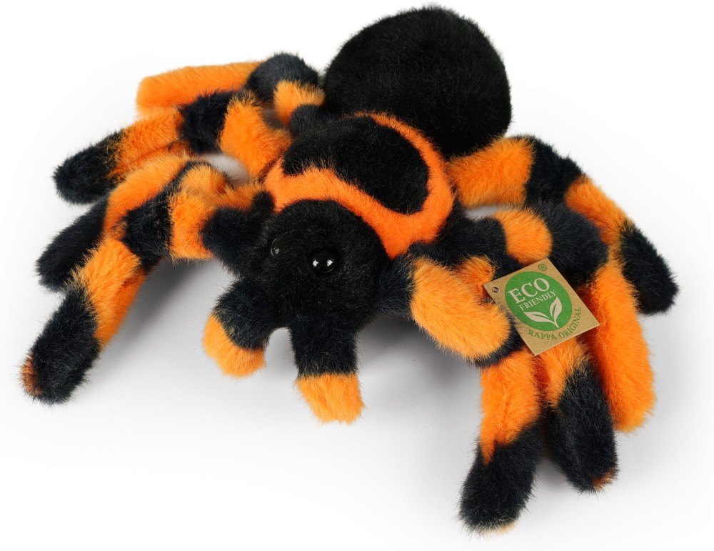 Плюшена тарантула Rappa Плюшена тарантула Rappa - С дължина 20 cm от серията Plush World - играчка