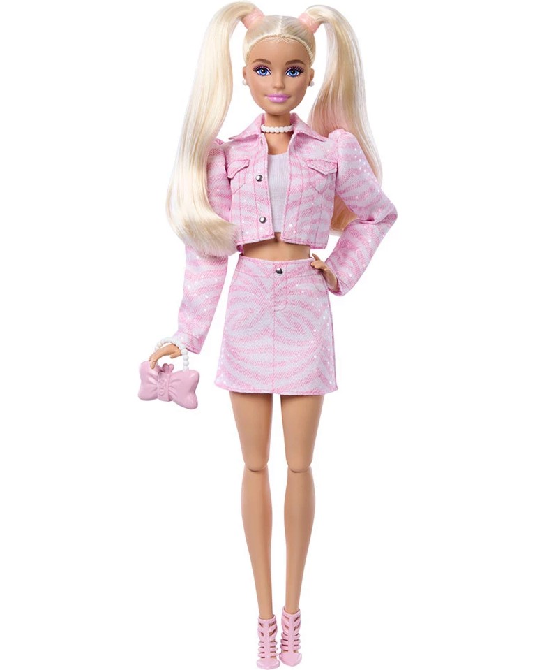 Кукла Барби с розово дънково яке - Mattel Кукла Барби с розово дънково яке - Mattel - На тема Barbie - кукла