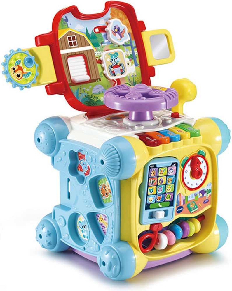 Музикален образователен куб - Vtech Музикален образователен куб - Vtech - Със звук и светлина - играчка