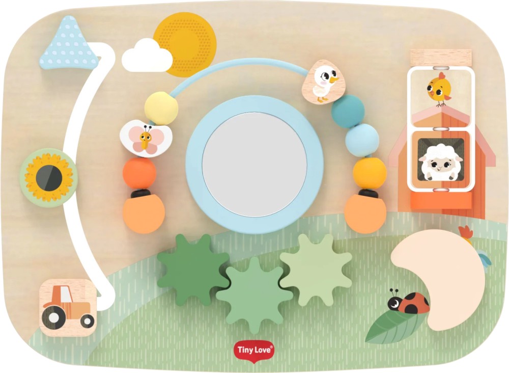 ������� ����� � ���������� Tiny Love Busy Board - �� ������� Farmers Funday - �������