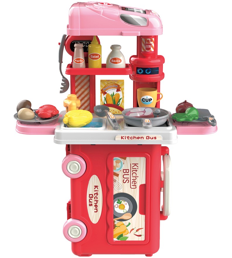 Детска кухня в куфарче Детска кухня в куфарче - С аксесоари - играчка