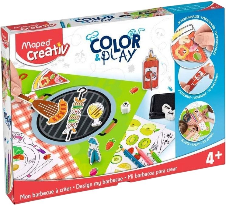 Направи си барбекю Maped Color & Play Направи си барбекю Maped Color & Play - Творчески комплект от серията Creativ - творчески комплект