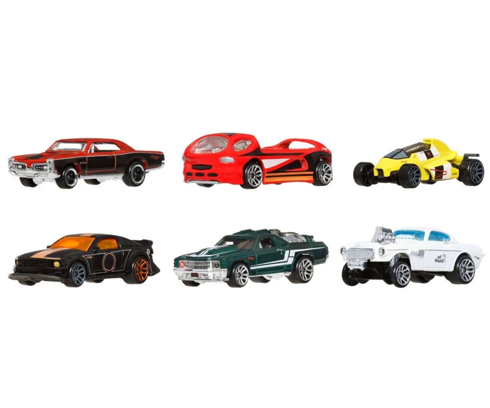    - Mattel - 6    Hot Wheels - 