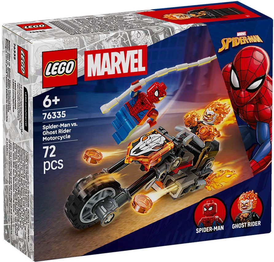 LEGO Marvel Spidey - Спайдърмен срещу Призрачен ездач LEGO Marvel Spidey - Спайдърмен срещу Призрачен ездач - Детски конструктор - играчка